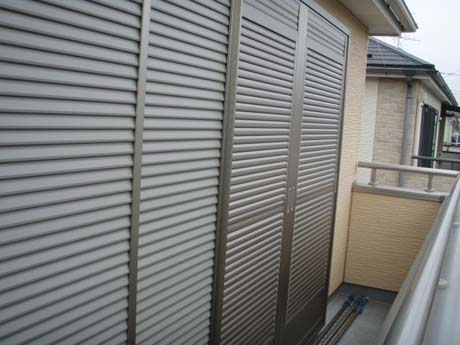 可動ルーバー雨戸