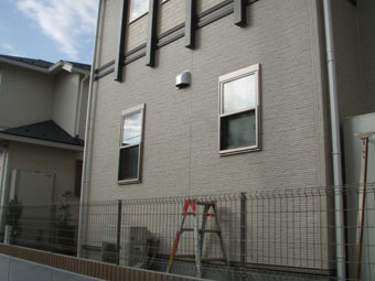 ヒシクロス面格子施工前