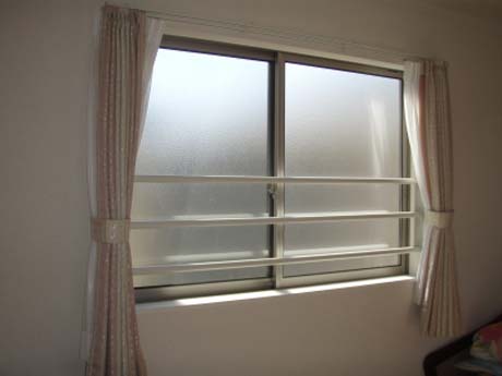 室内面格子の取付